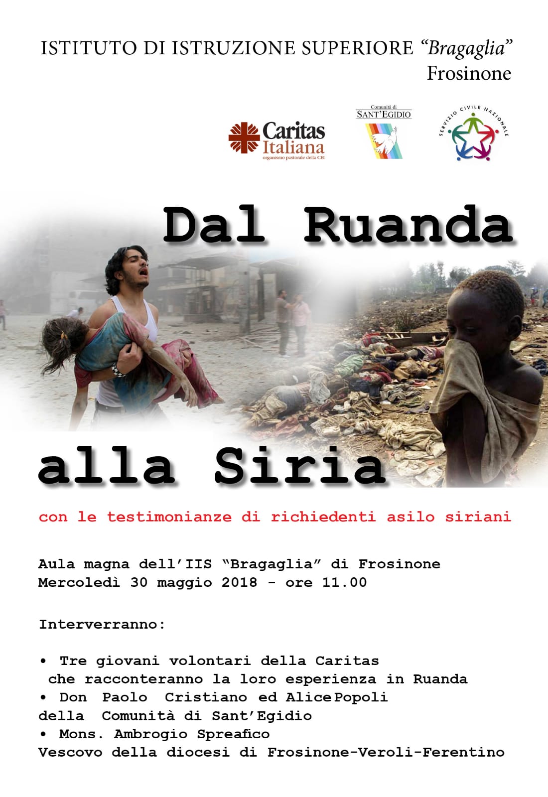 locandina DAL RUANDA ALLA SIRIA